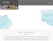 Tablet Screenshot of coreesencia.com